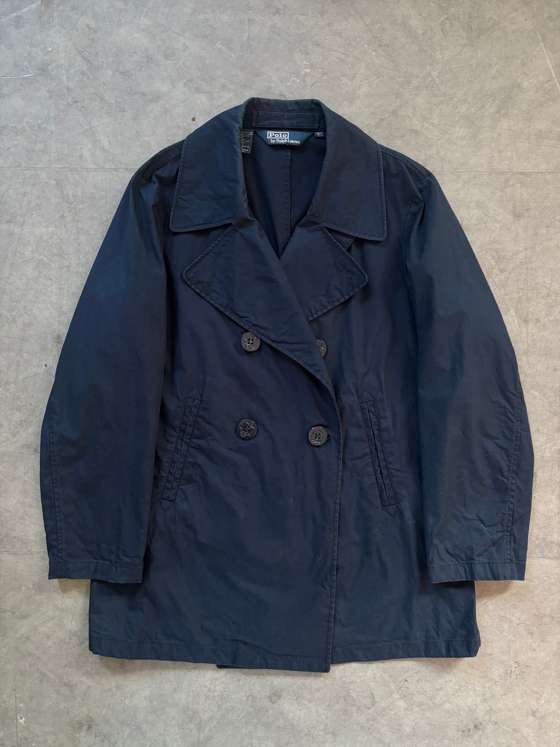 Polo 폴로 랄프로렌 네이비 더블 브레스트 피코트  상품이미지1