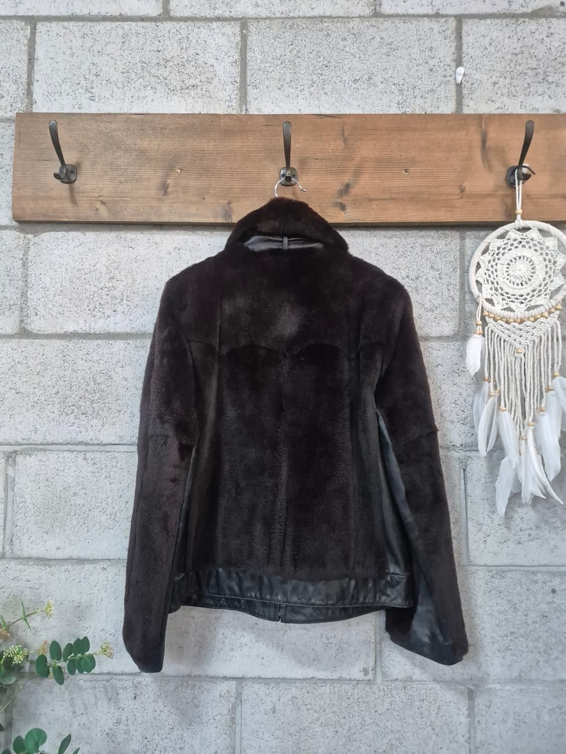 위즐 모피자켓 y2k 락시크 상품이미지6