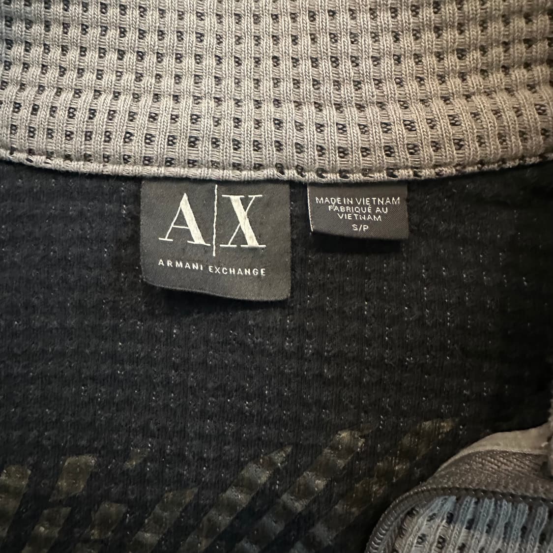 00s 아르마니 Armani Exchange 와플 코튼 집업 상품이미지4