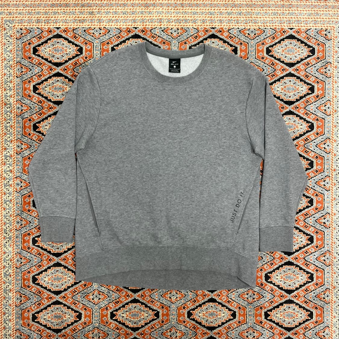 나이키 저스트두잇 그레이 맨투맨 여성L 상품이미지1