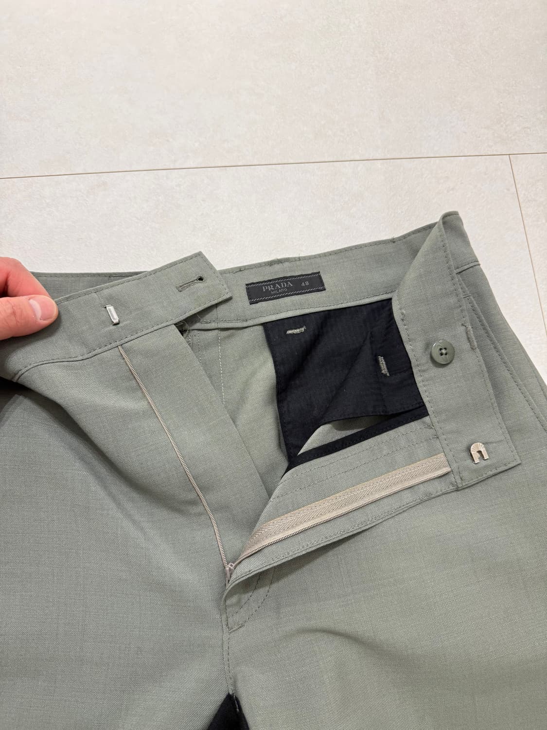 PRADA 프라다 라이트 모헤어 수트 셋업 상품이미지8