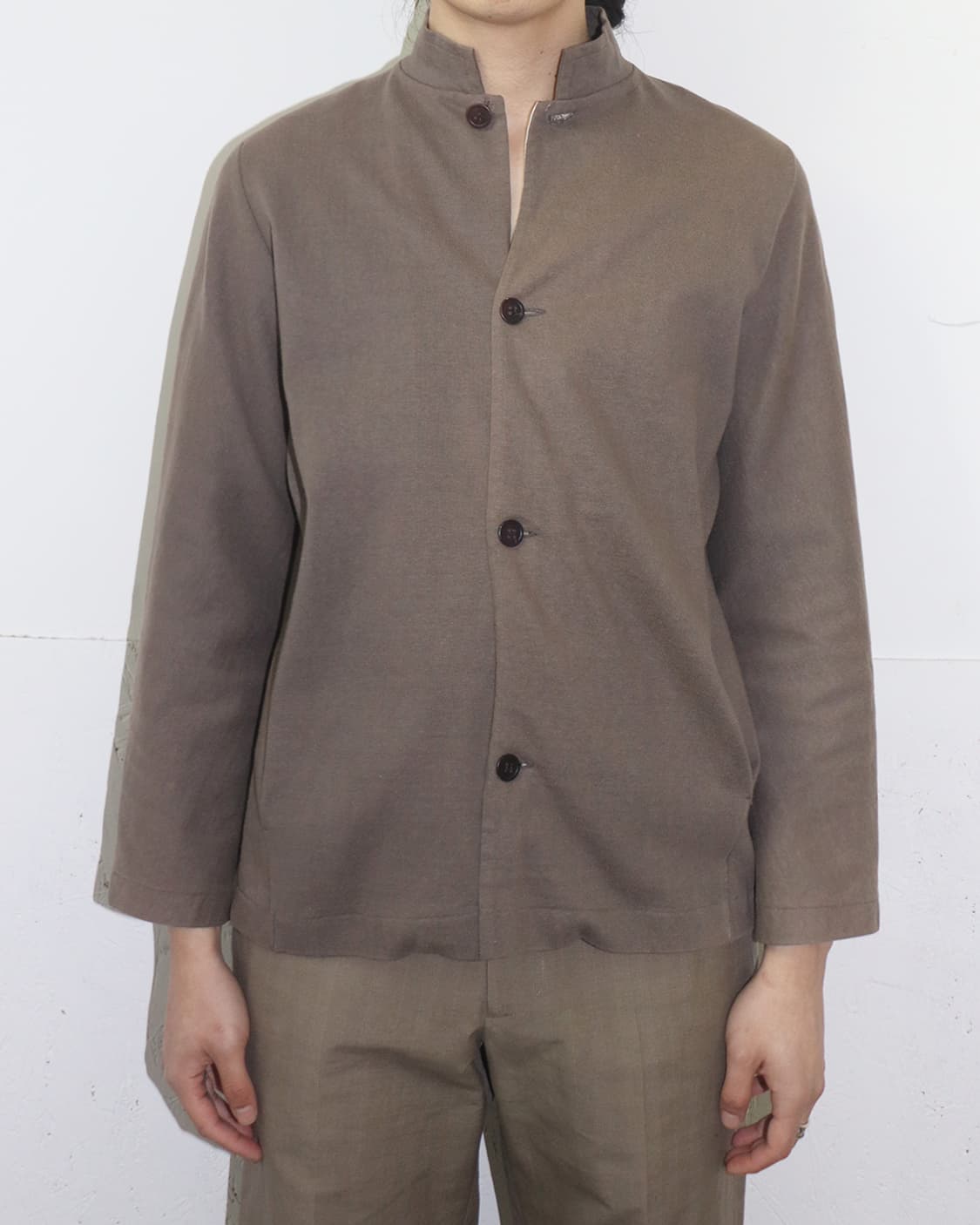 와이즈 스탠드 카라 자켓 상품이미지2