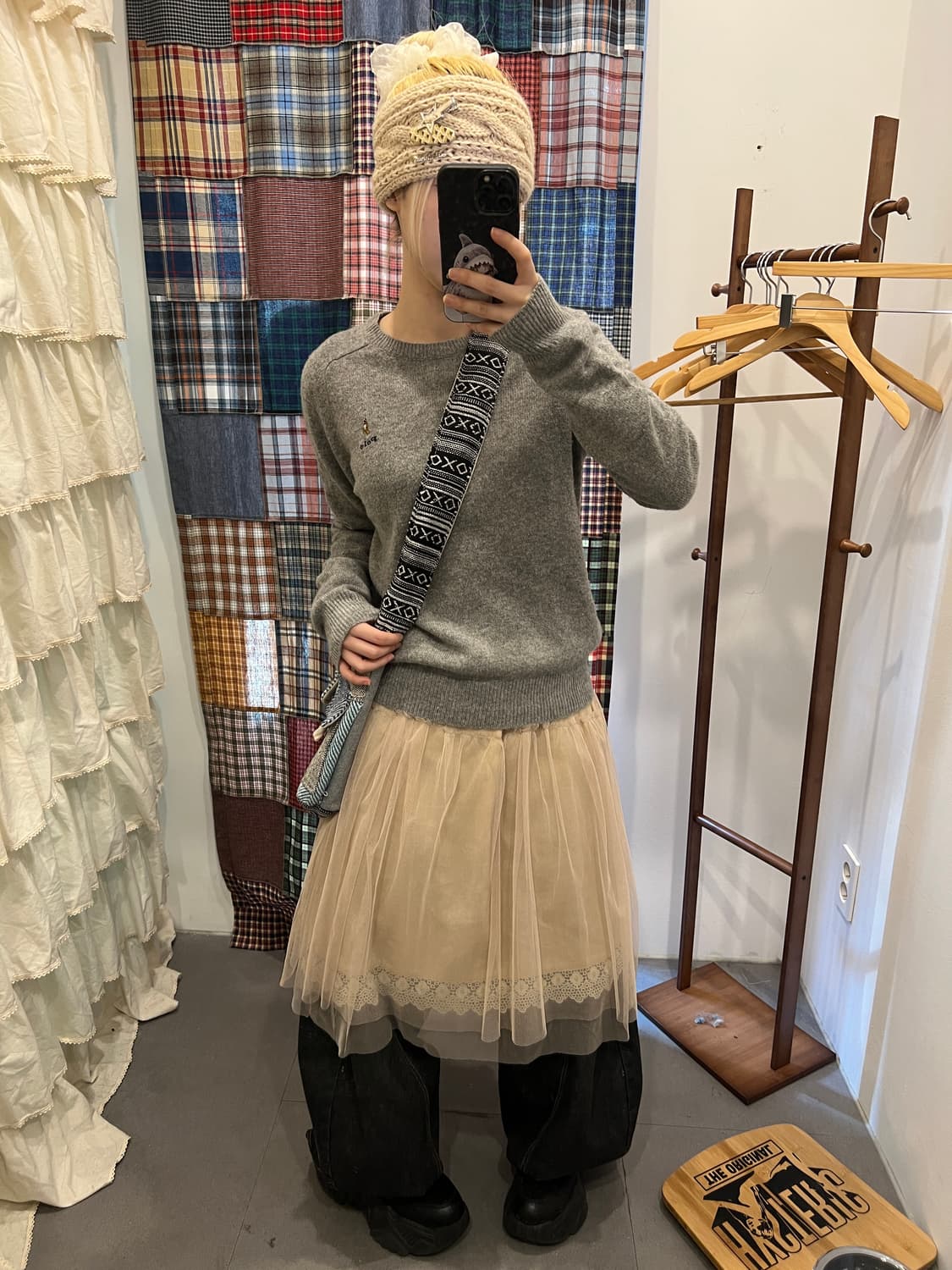 폴로 그레이 니트 상품이미지5