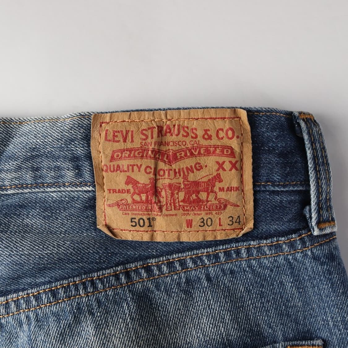 리바이스 501 오리지널 스트레이트 데님 팬츠 30 상품이미지6