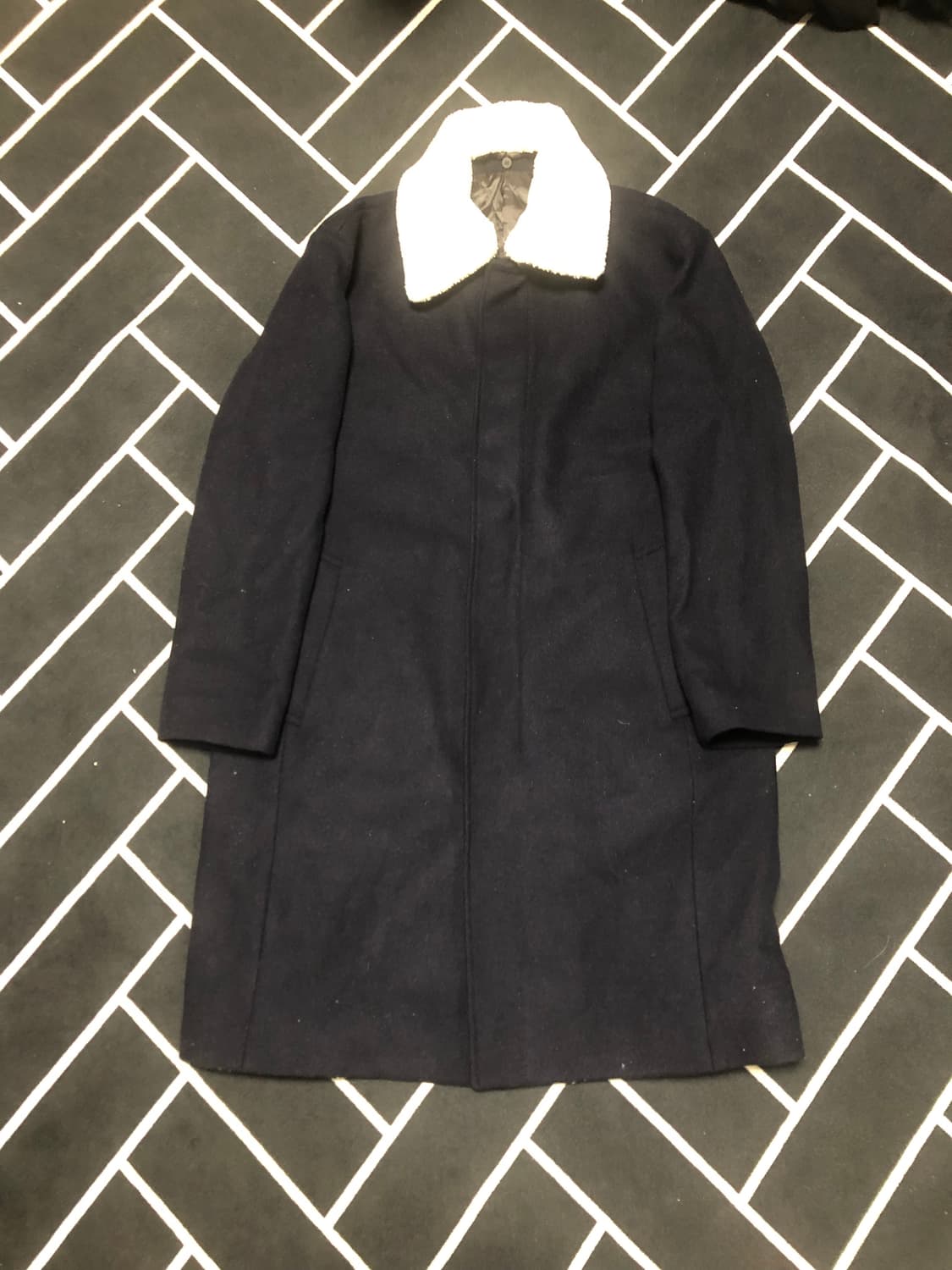 (80%할인특가중)편집샵새제품 프리미엄 양털 시어링 무스탕 코트/ 상품이미지8