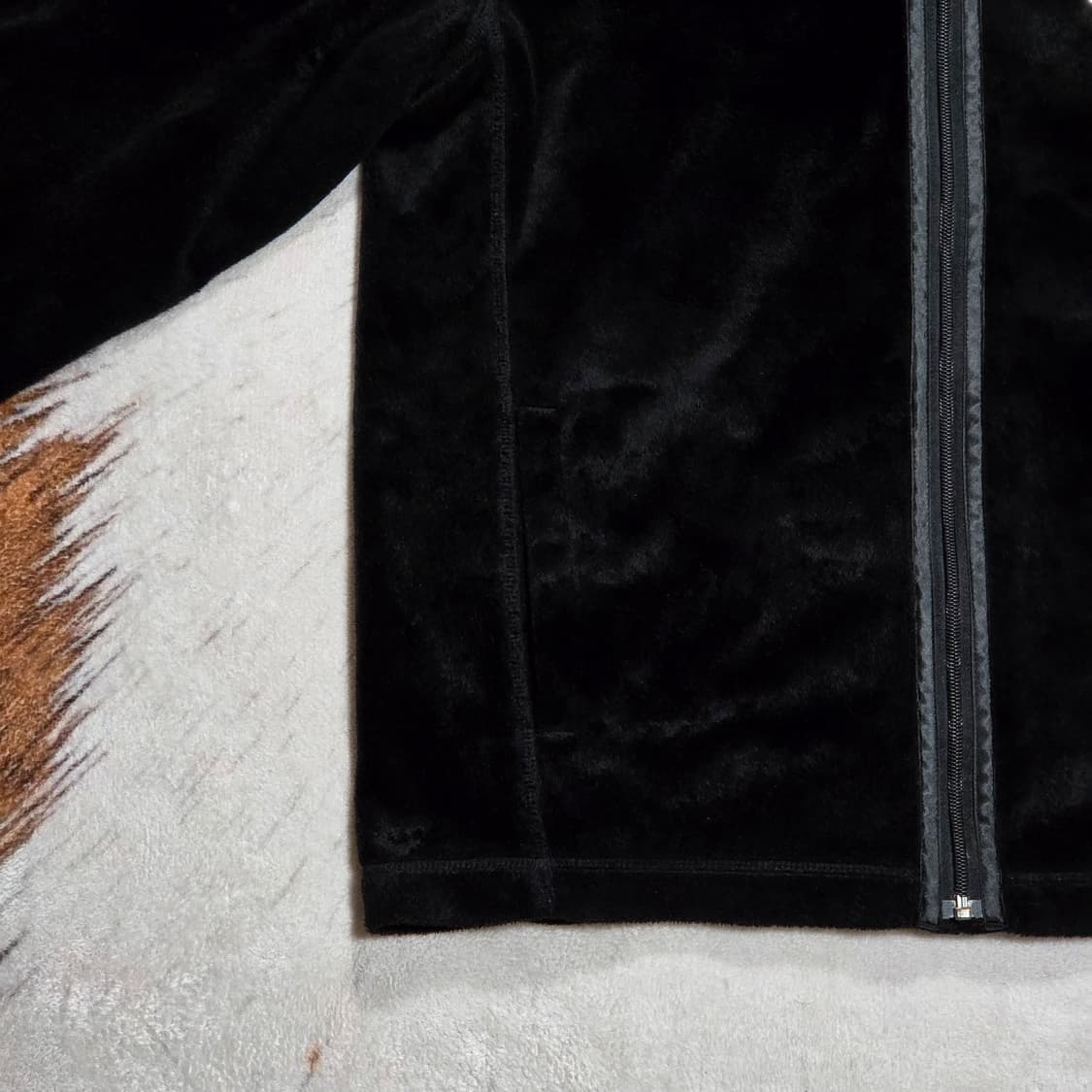 휠라 블랙 후리스 집업 상품이미지3