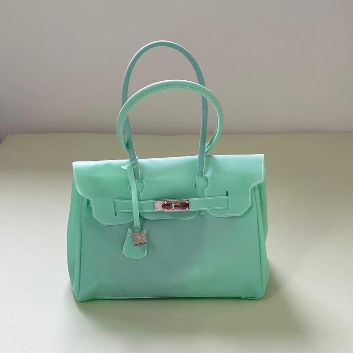 예약구매 🩵키키젤리버킨백 민트&화이트🤍 상품이미지1