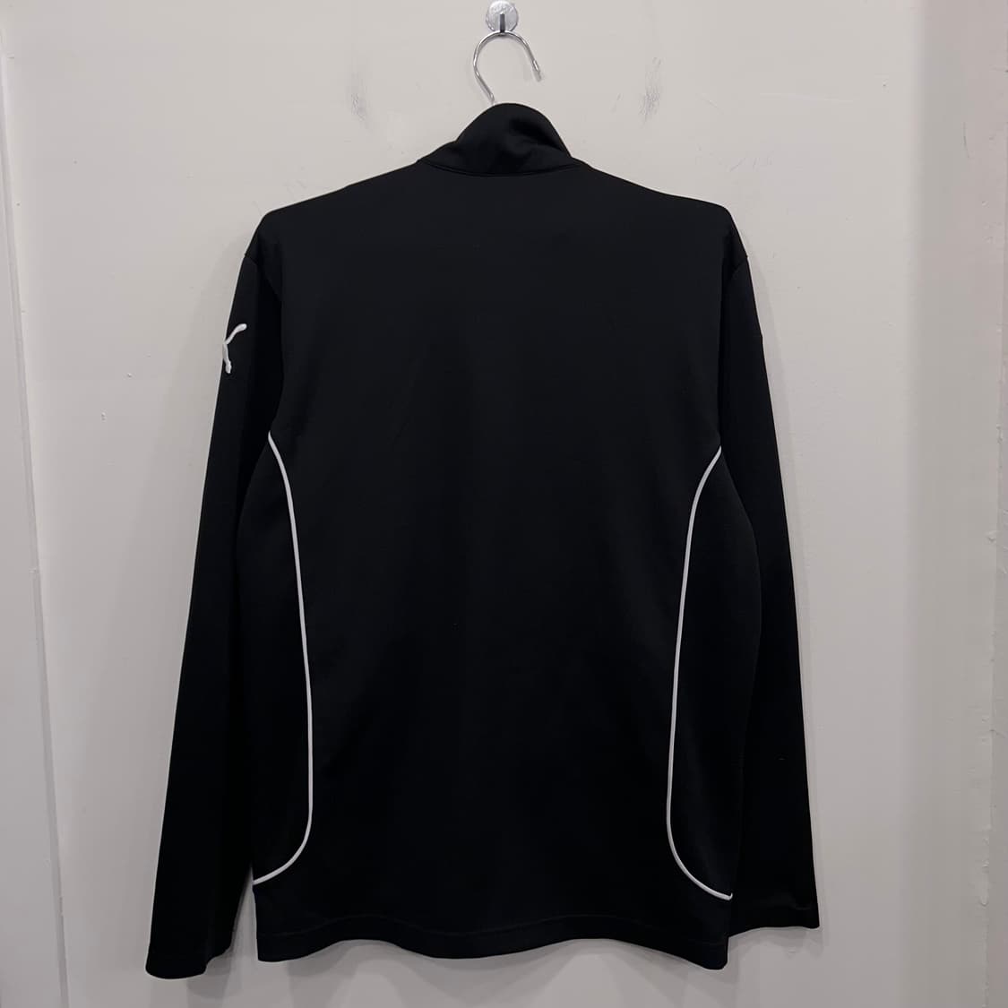 푸마 자수로고 절개 하이넥 집업 져지 상품이미지5