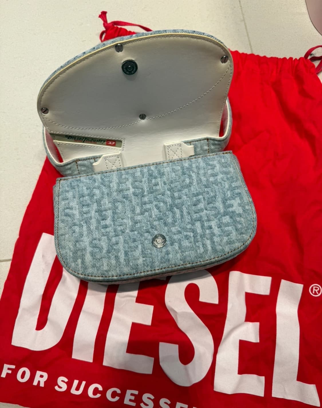 Diesel 데님 미니 숄더백 상품이미지3
