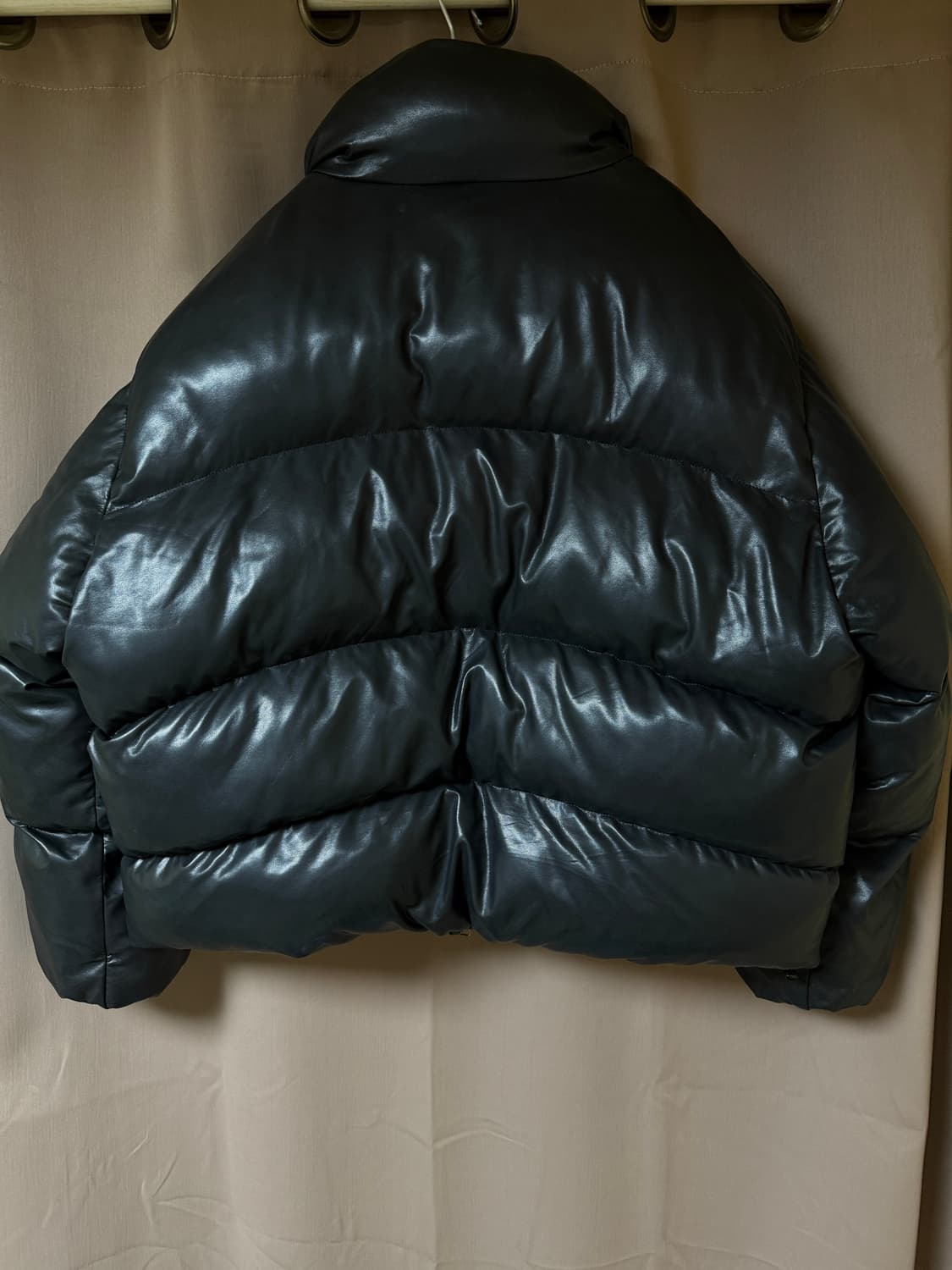 파르티멘토 비건레더 3M 신슐레이트 푸퍼 숏패딩  상품이미지5