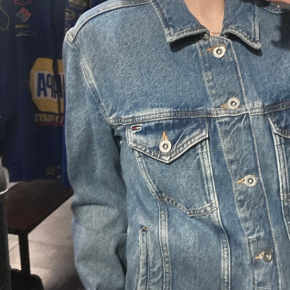 [IM] 타미힐피거 데님 패치워크 트러커 자켓 상품이미지6