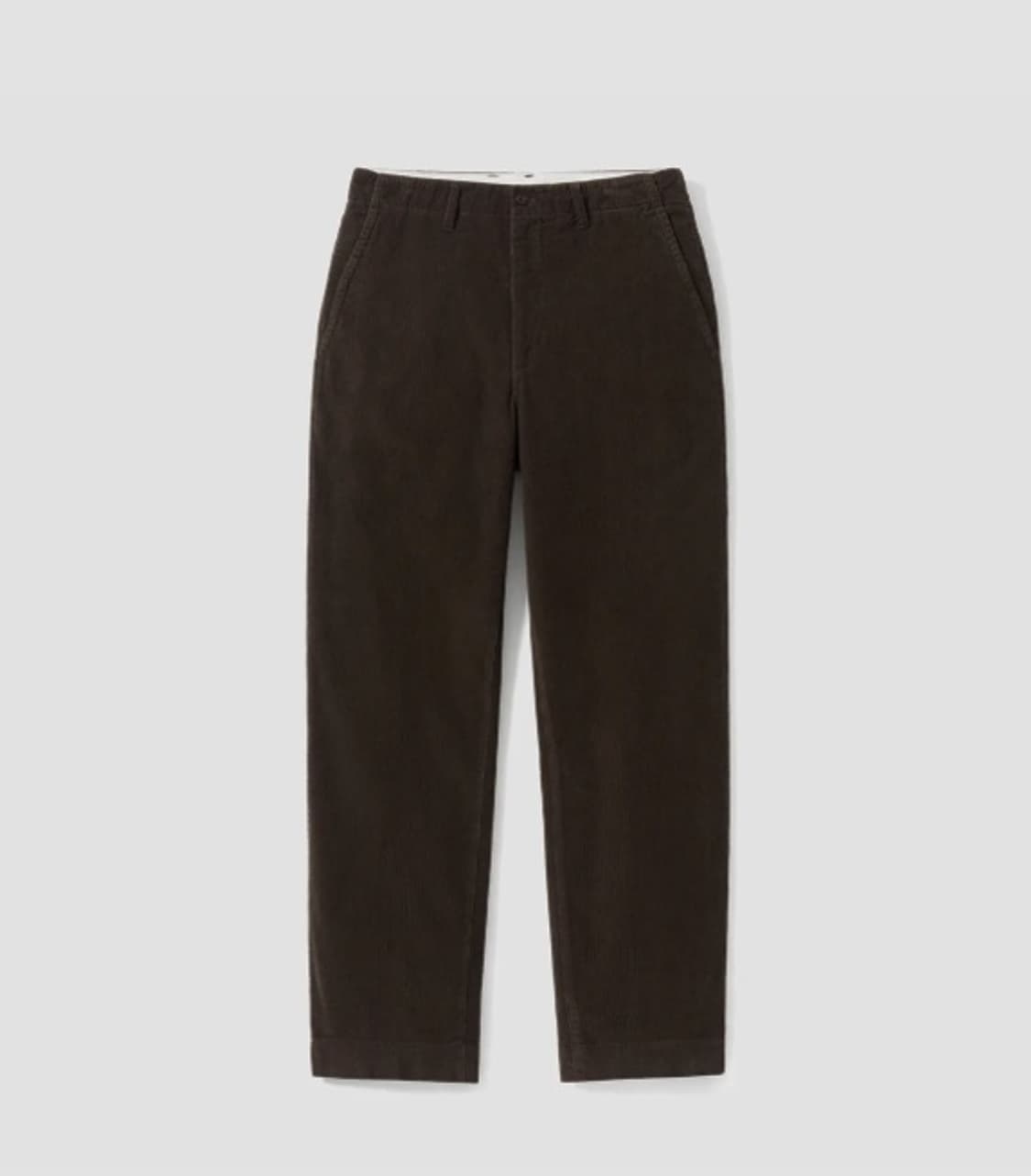 포터리 23FW 코듀로이 와이드팬츠 브라운 3사이즈 상품이미지5