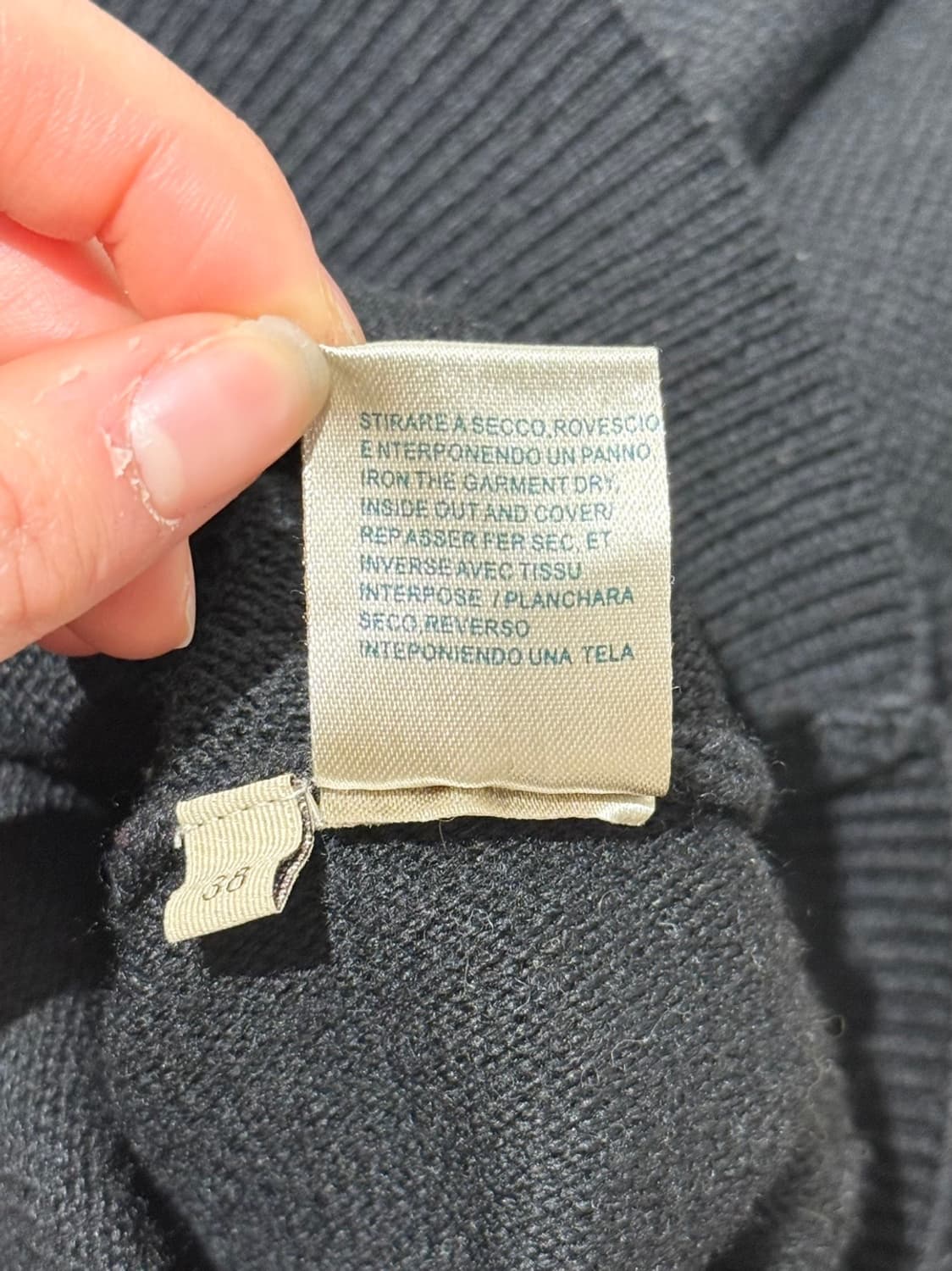 보테가베네타 블랙 인트레치아토 위브 슬리브 울 니트 상품이미지9