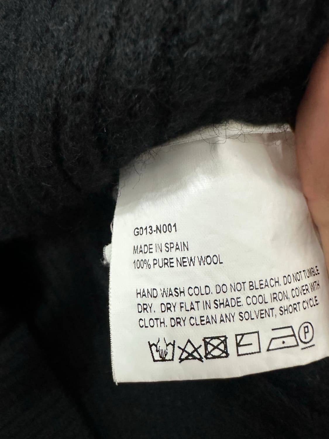 고샤 루브친스키 하프 니트집업 블랙 free size 상품이미지5