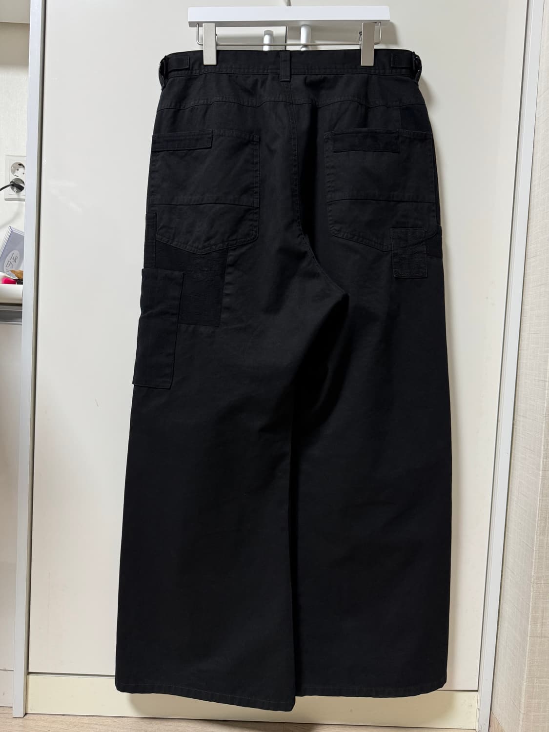 4) 폴리테루 패치워크 내로우 치노 팬츠 상품이미지2