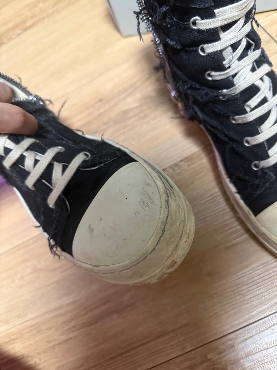 42size Rick owens 다크쉐도우 디스트로이드 이펙트스니커즈 상품이미지7