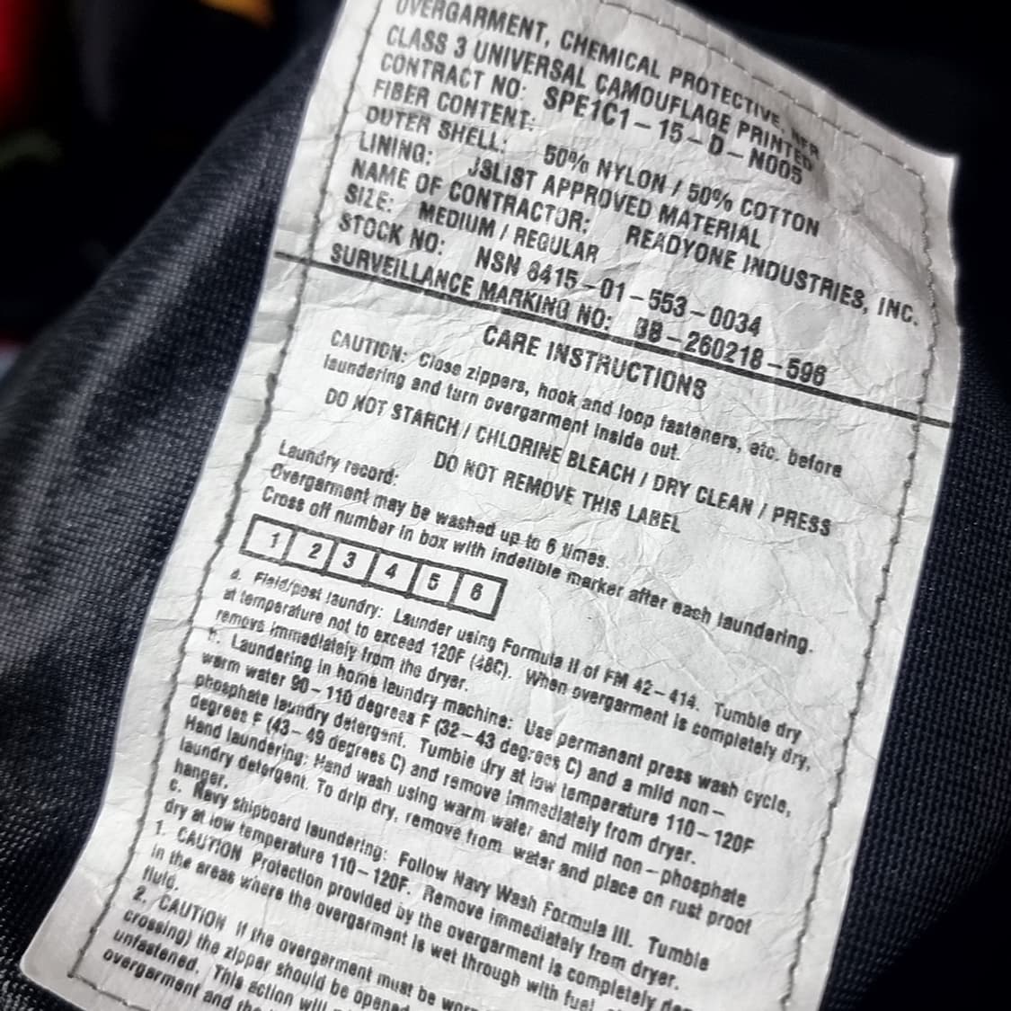 미군 디지털 픽셀 군용 화생방 자켓(mr) 상품이미지3