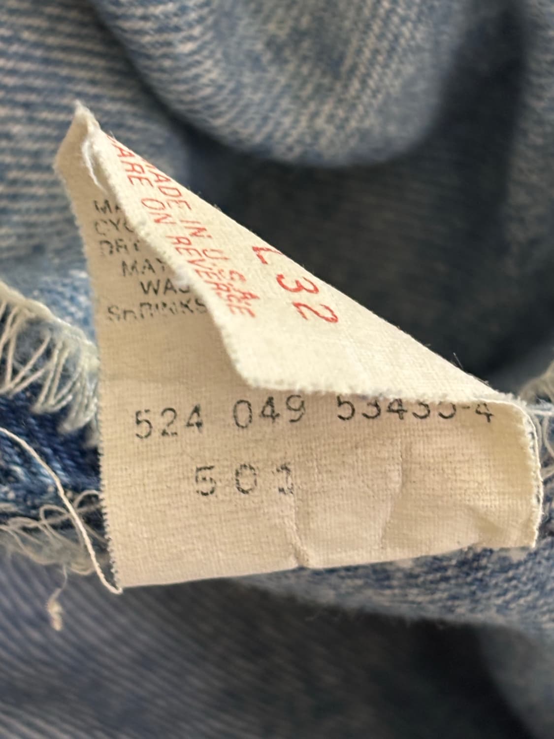 90s Levis Stressed 501 Made in USA 상품이미지7