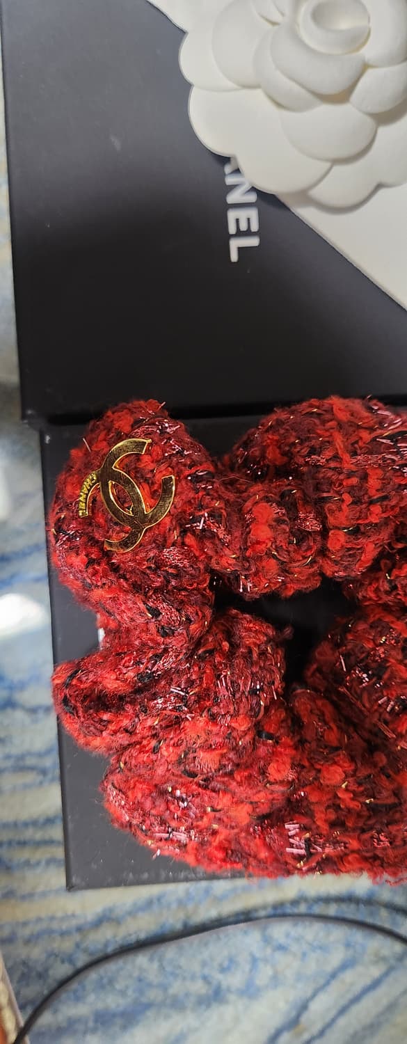 샤넬 트위드 헤어슈슈 상품이미지5