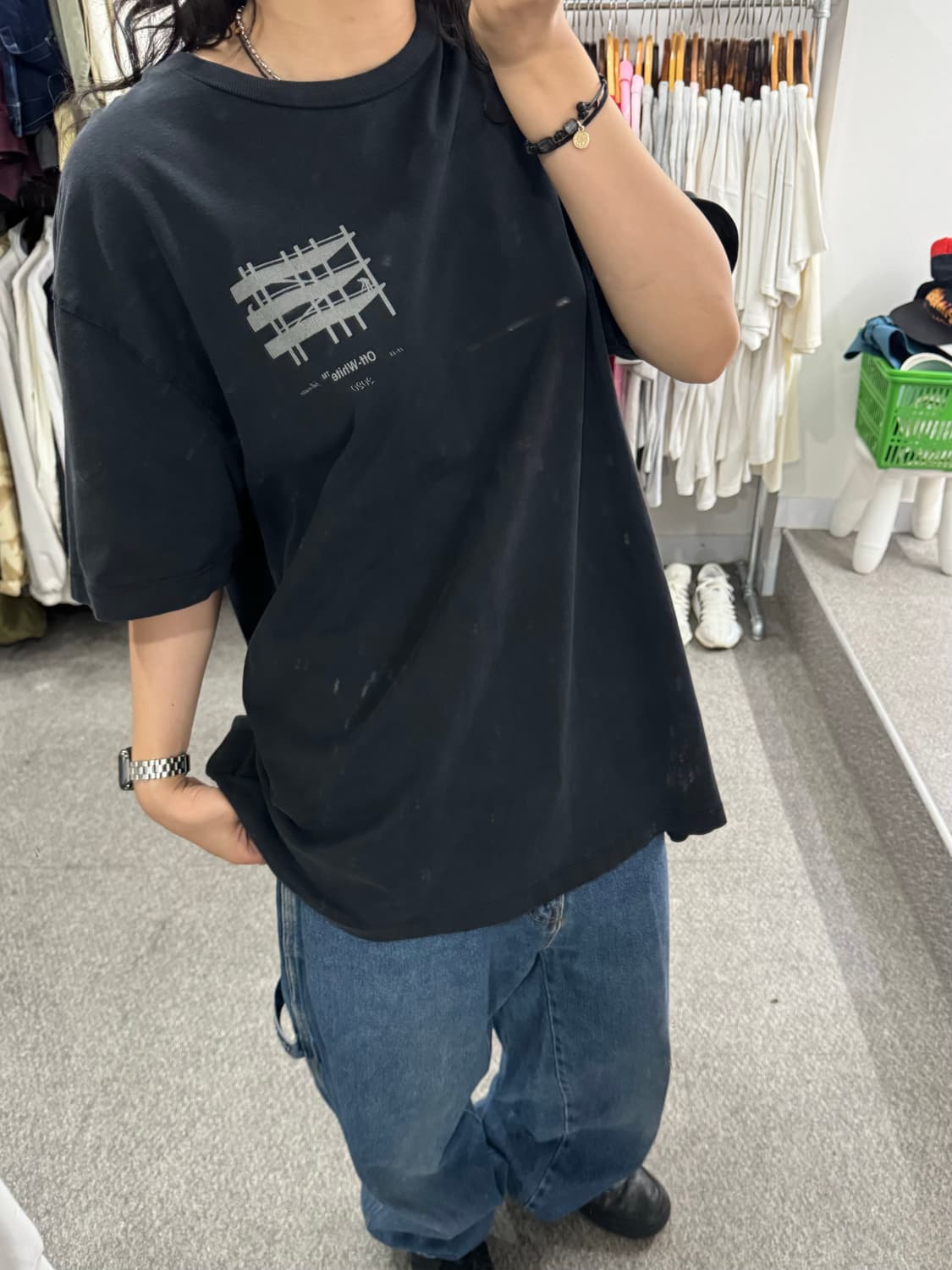 오프화이트 인더스트리얼 반팔 상품이미지5