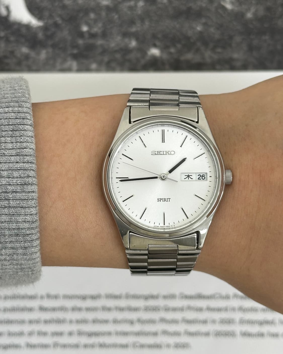 세이코 스피릿 라운드 쿼츠 시계 상품이미지8