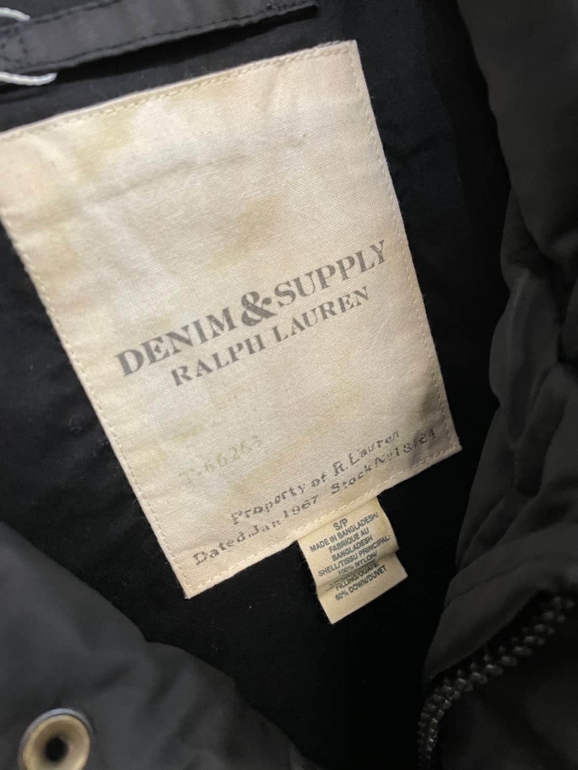 데님앤서플라이 랄프로렌 성조기 패딩 조끼 상품이미지6