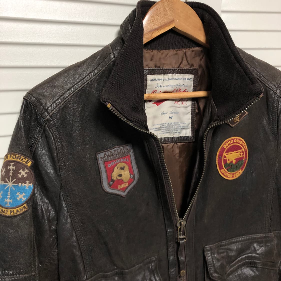 DOHC 오리지날 가죽 자켓 항공점퍼 상품이미지2