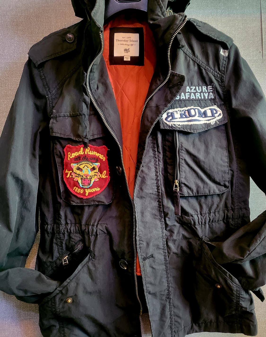 [미사용 새상품] Thursday Island 내피 탈부착빈티지 야상자켓 상품이미지4