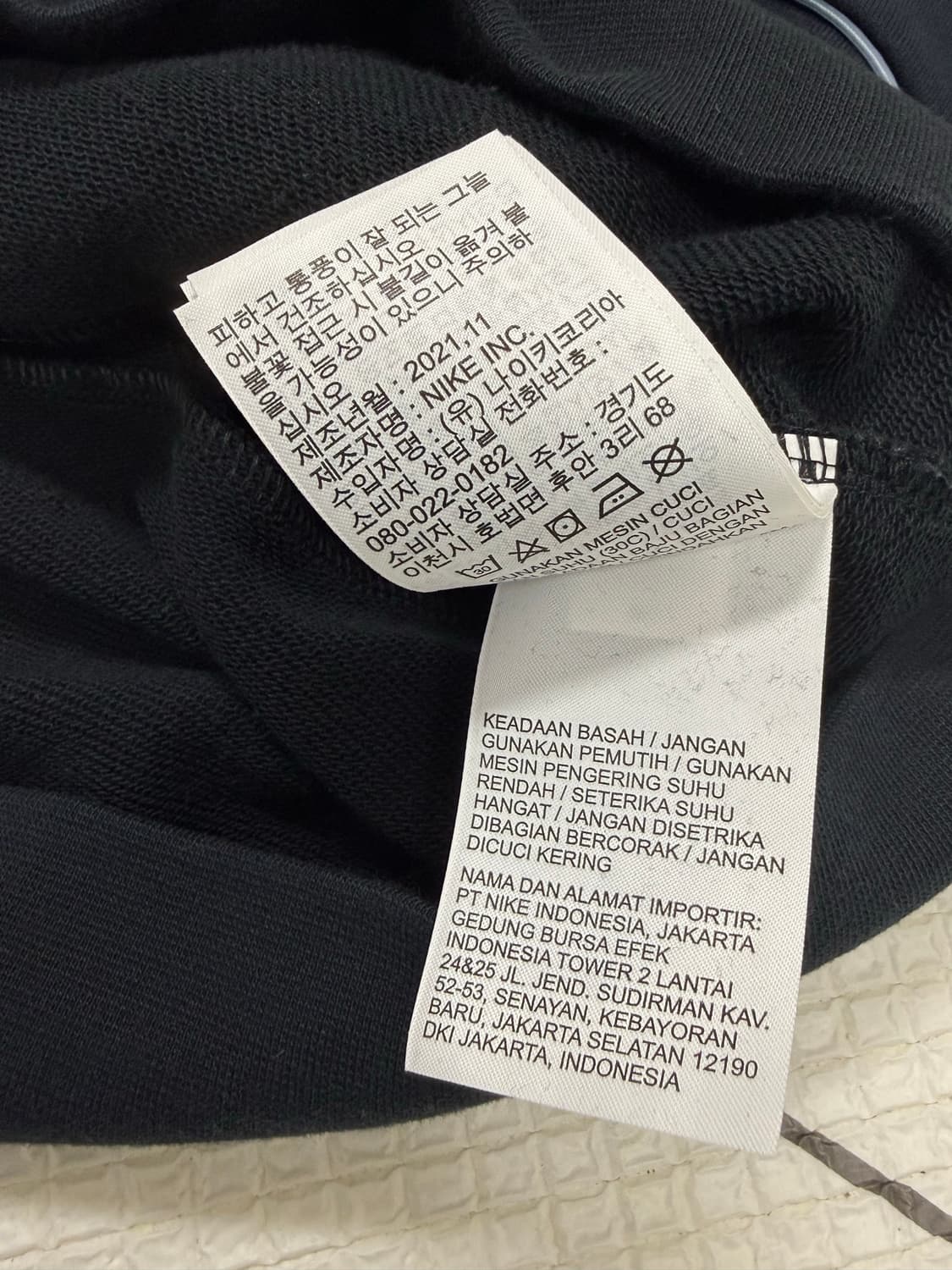여성 M / 나이키 세미크롭 후드티 블랙 상품이미지6