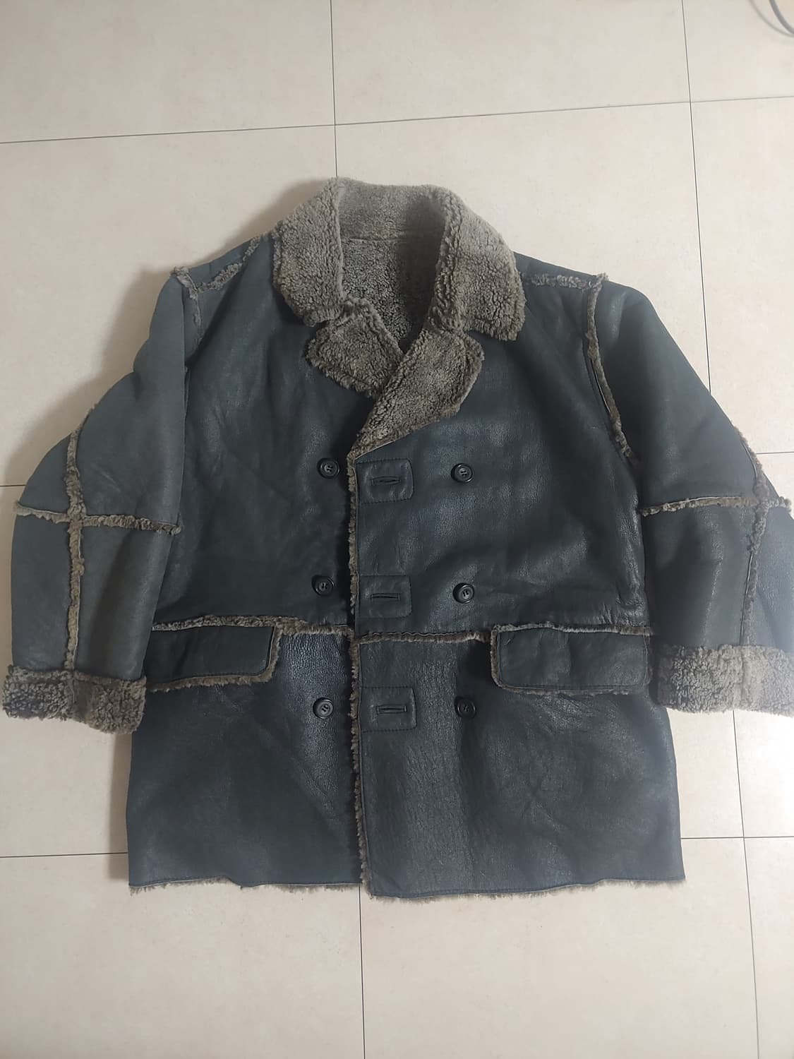 빈티지 양가죽 시어링코트 상품이미지1