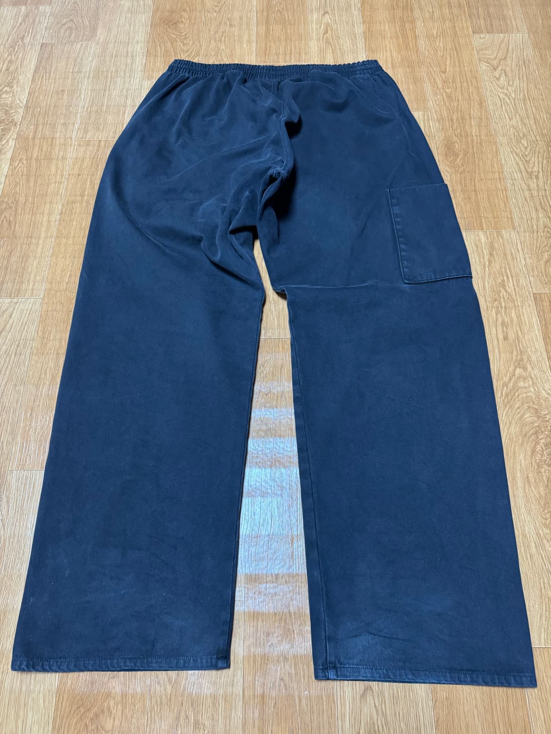 이지 갭 엔지니어드 바이 발렌시아가 사틴 카고 팬츠 블랙 상품이미지2