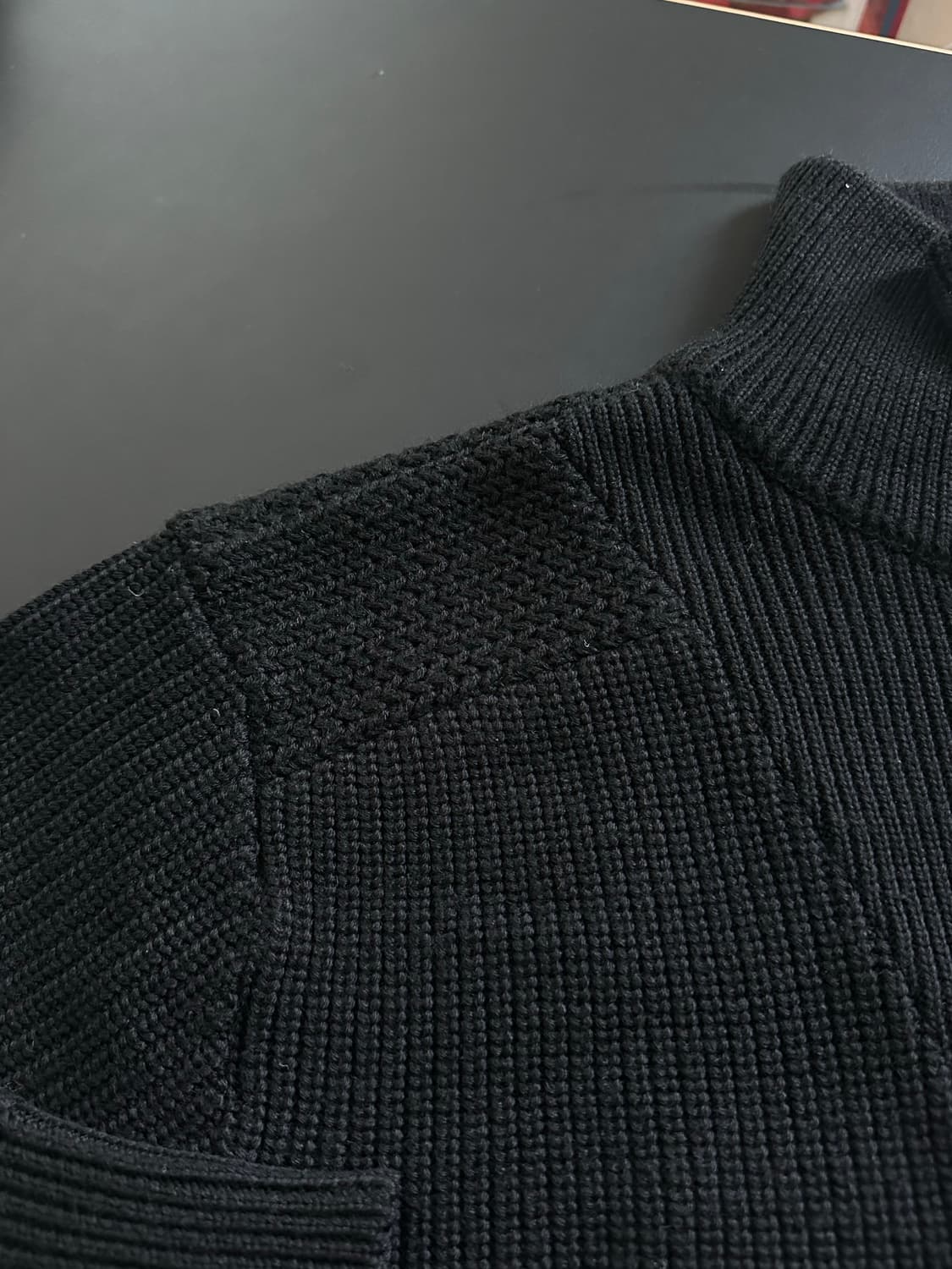 헤리티지 플로스 니트 반집업 상품이미지5