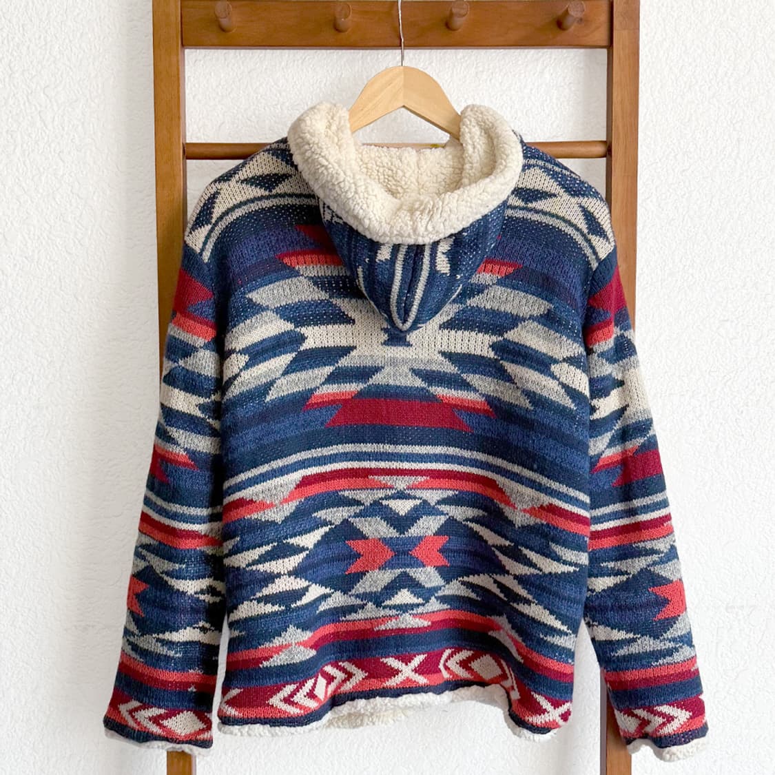 윈터 네이티브 보아 후드집업 상품이미지8