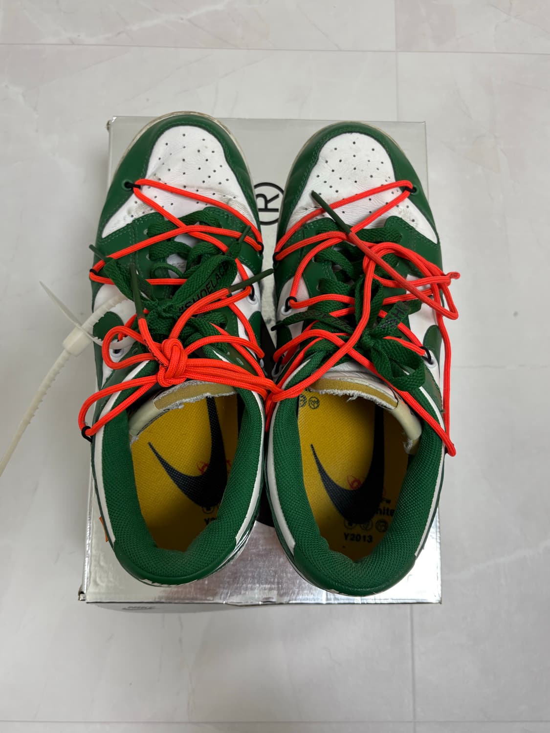 나이키 오프화이트 덩크 그린 상품이미지5