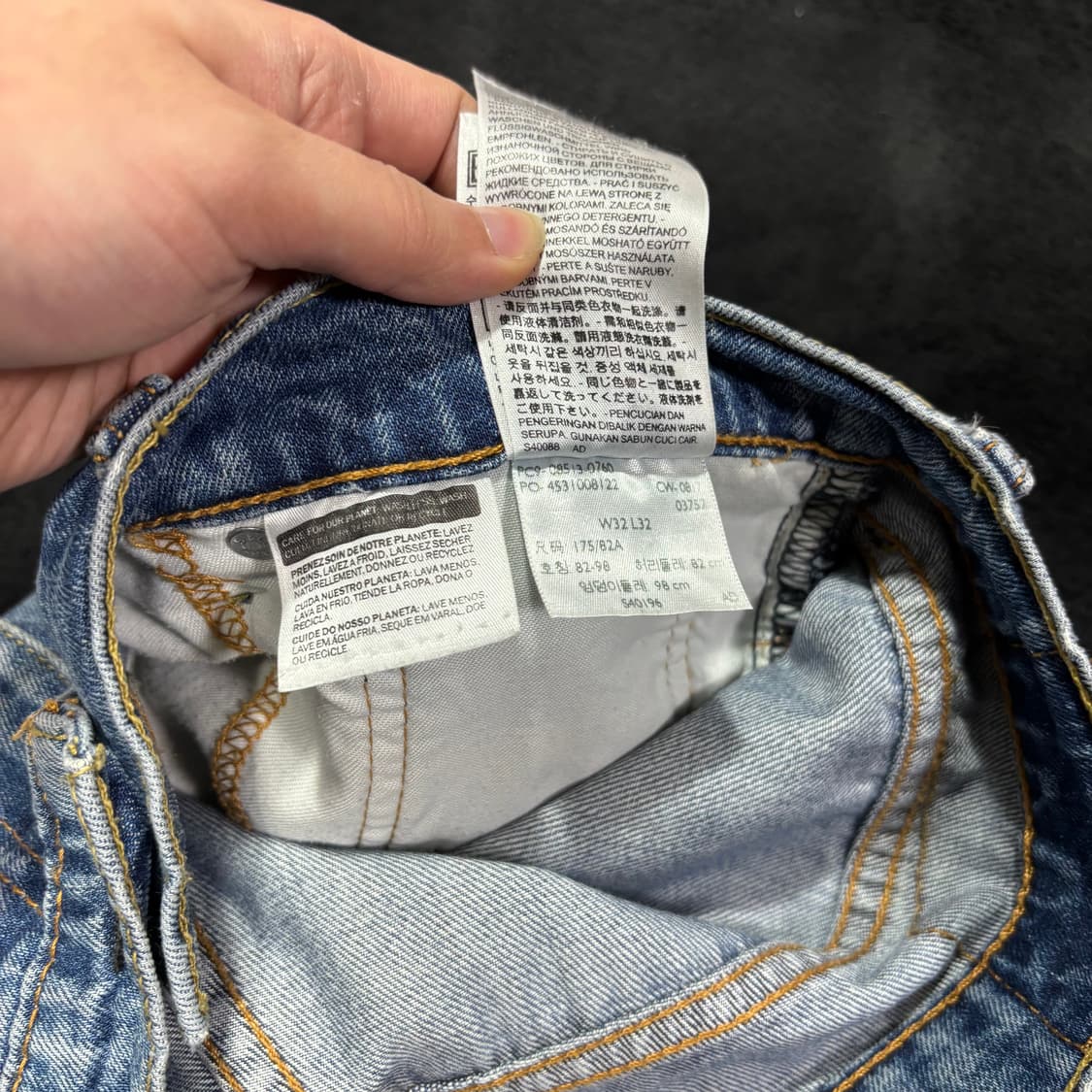 32 리바이스 스트레이트 데님팬츠 상품이미지4