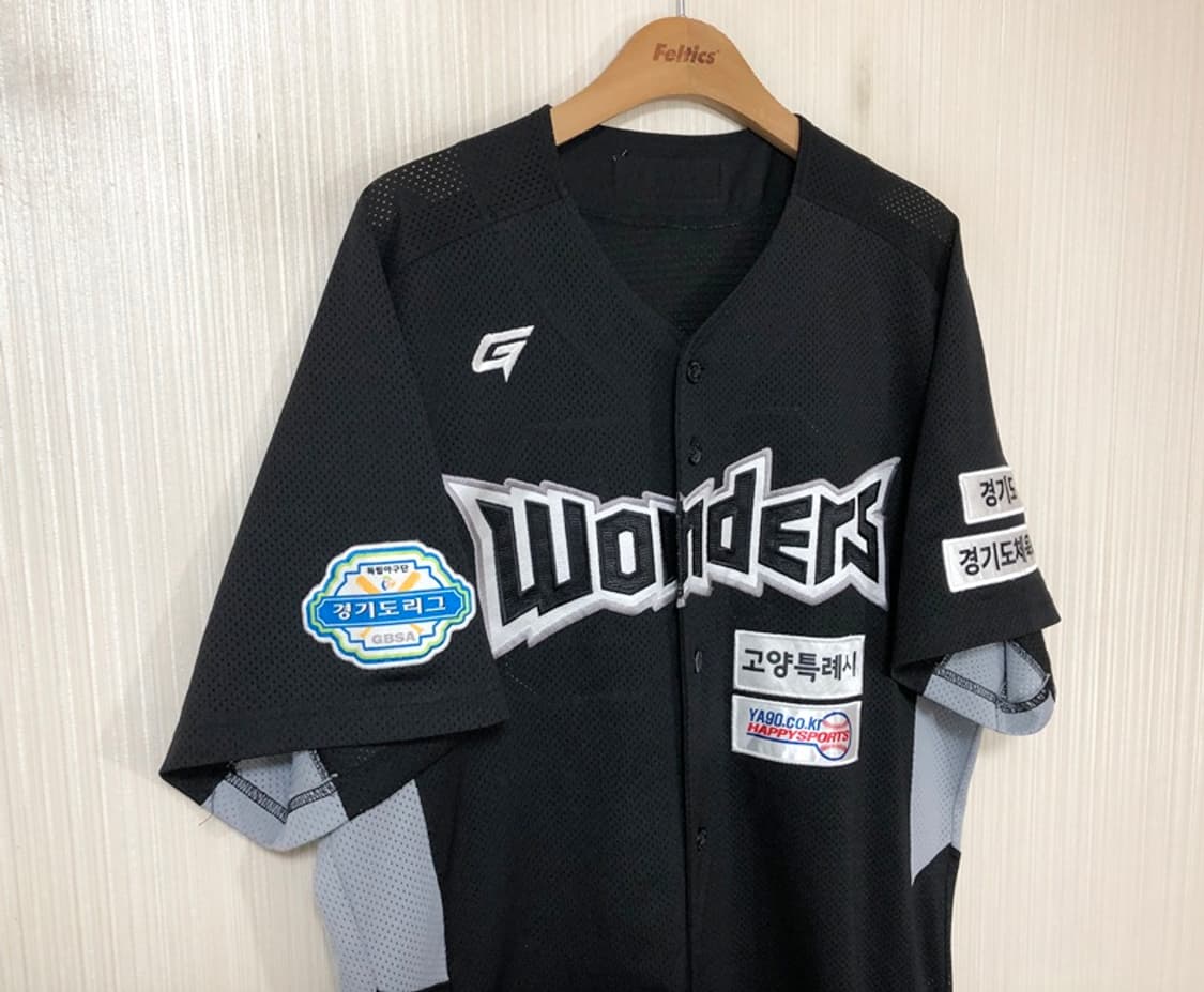 골드볼파크 독립야구단 경기도리그 고양원더스 선수실착 유니폼/져지 #66 상품이미지4