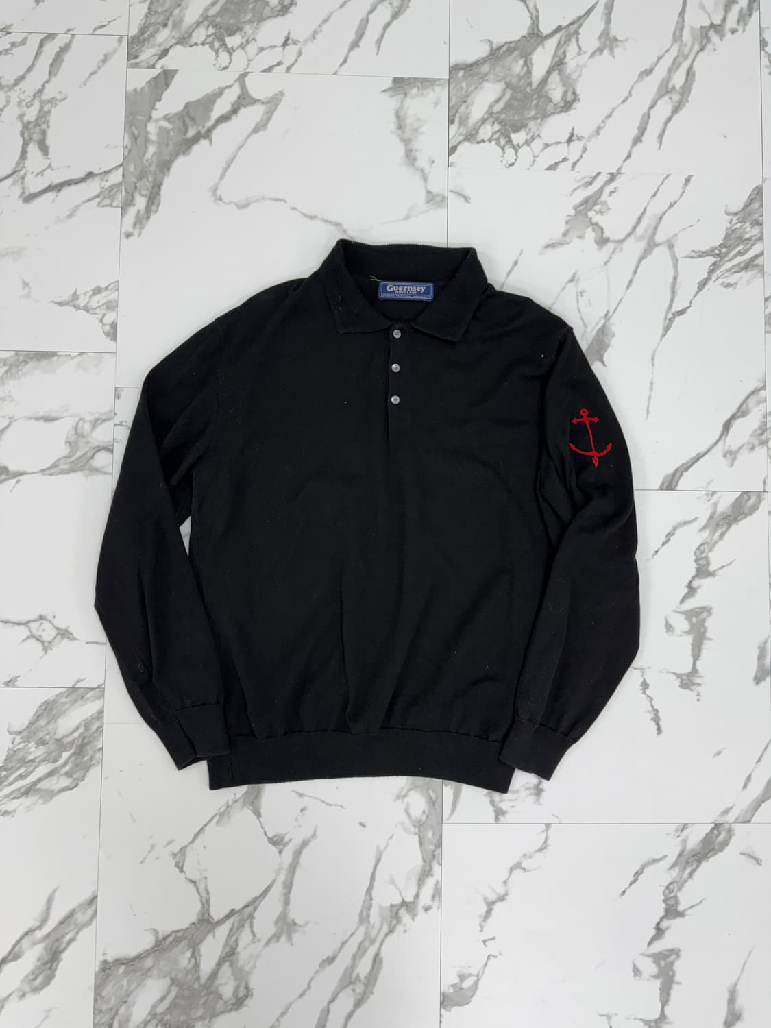 건지울른스 니트 카라 티셔츠 상품이미지1