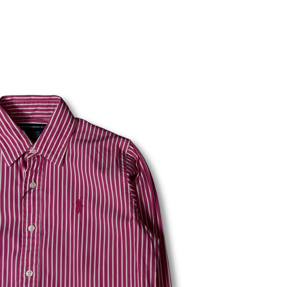 폴로랄프로렌 핫핑크 스트라이프 긴팔 셔츠 6 상품이미지2