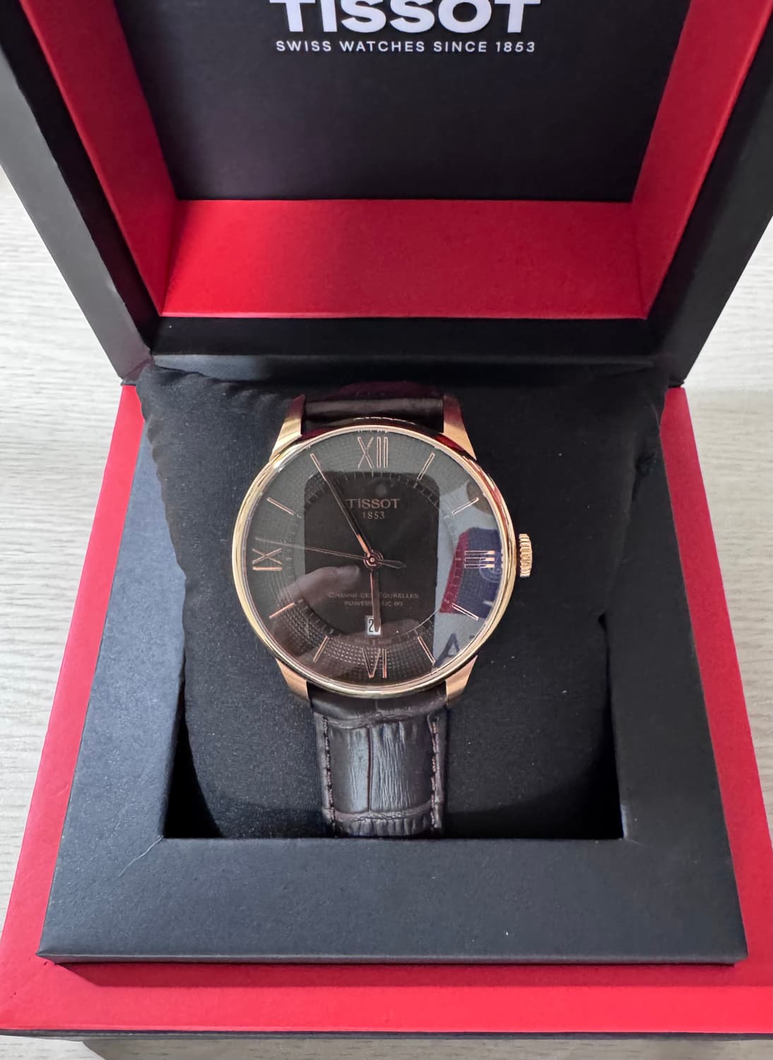 티쏘 슈망데뚜렐 파워매틱80 (상태좋음) 상품이미지2