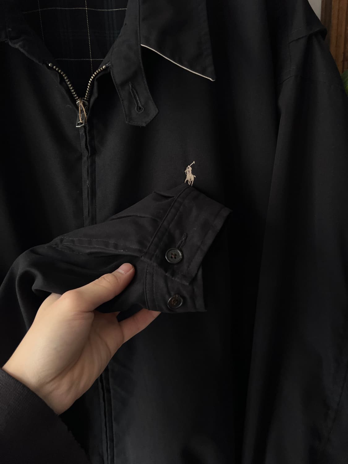 [XL]폴로 랄프로렌 클래식 블랙 드리즐러 자켓 상품이미지4