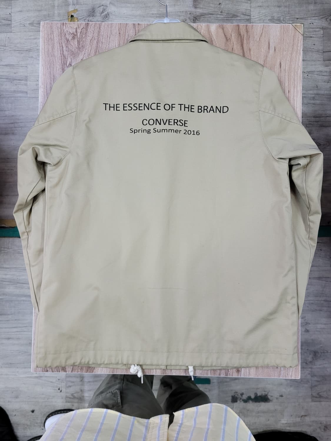 Converse 컨버스 코치 자켓 베이지 상품이미지2