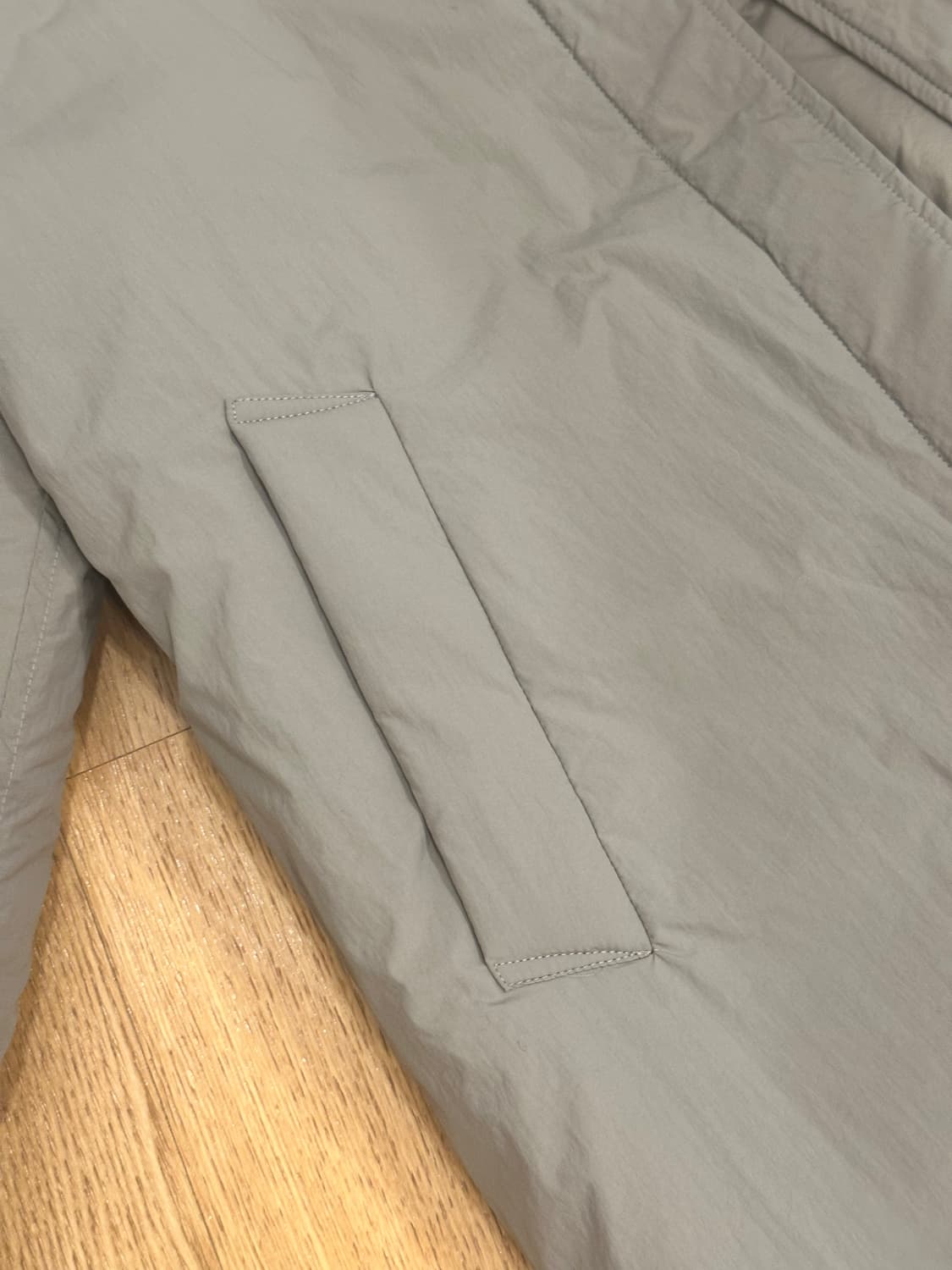 하네 텐더 발마칸 로브 패디드 코트 카키 상품이미지4