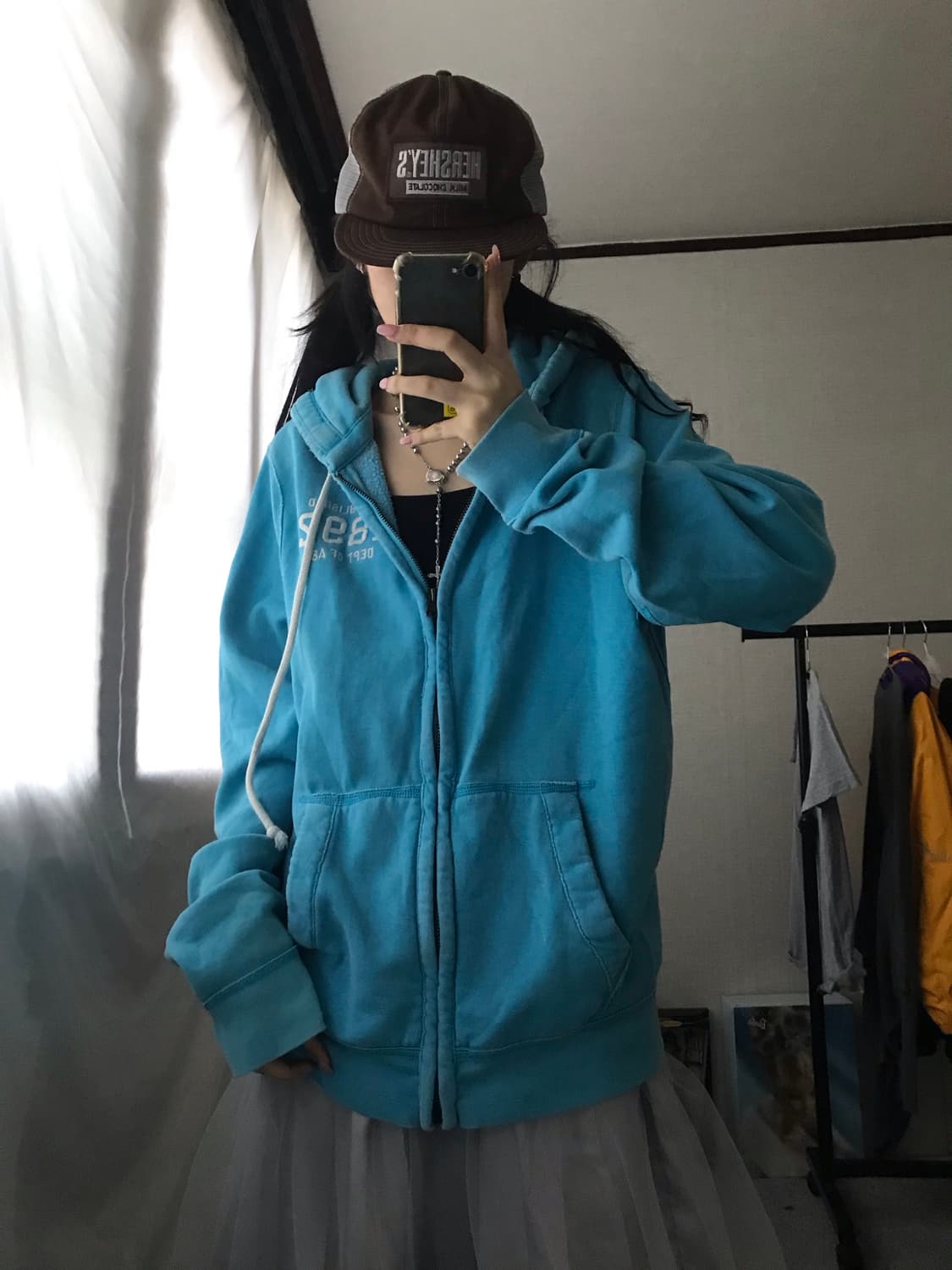 아베크롬비 연하늘 후드집업 상품이미지6