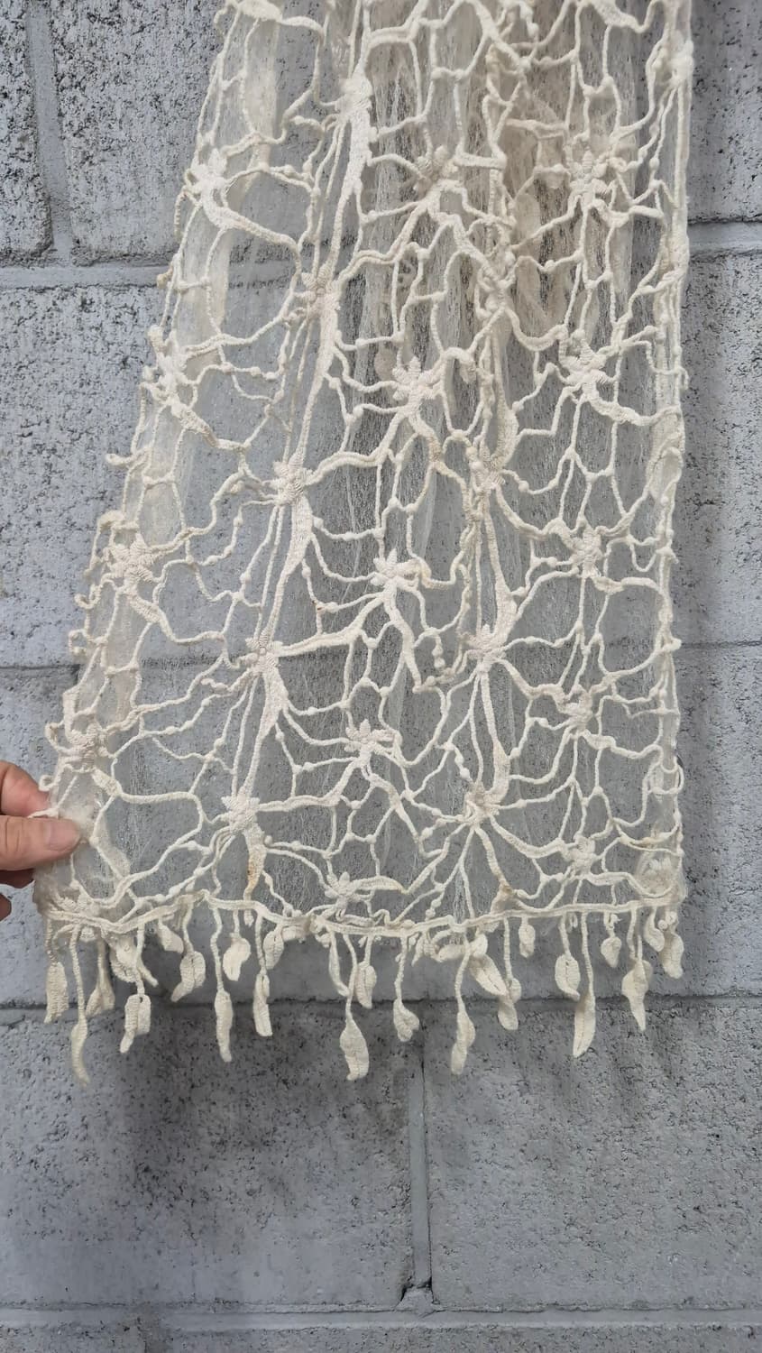 레이스 빈티지 머플러 하구미룩 모리룩 상품이미지4