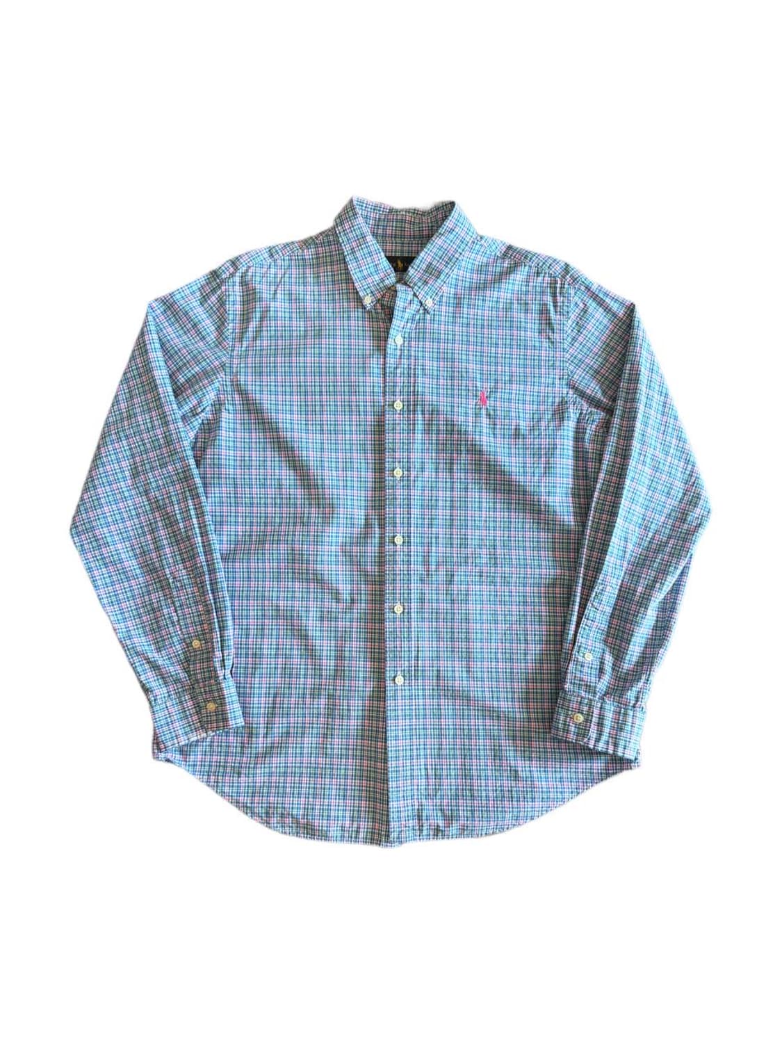 PRL button down gingham check shirts 상품이미지1