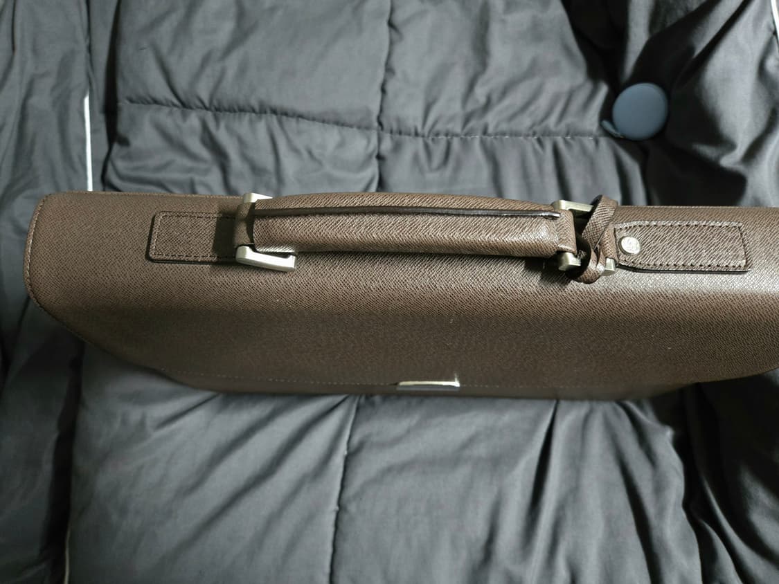 샘소나이트 브리프케이스 브라운 카우레더 사피아노 소가죽 서류가방 사첼백 상품이미지4