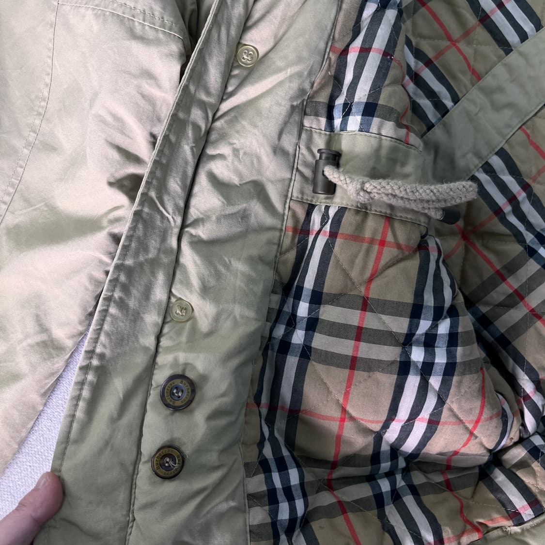100 버버리 사파리 누빔 헌팅 자켓 상품이미지8