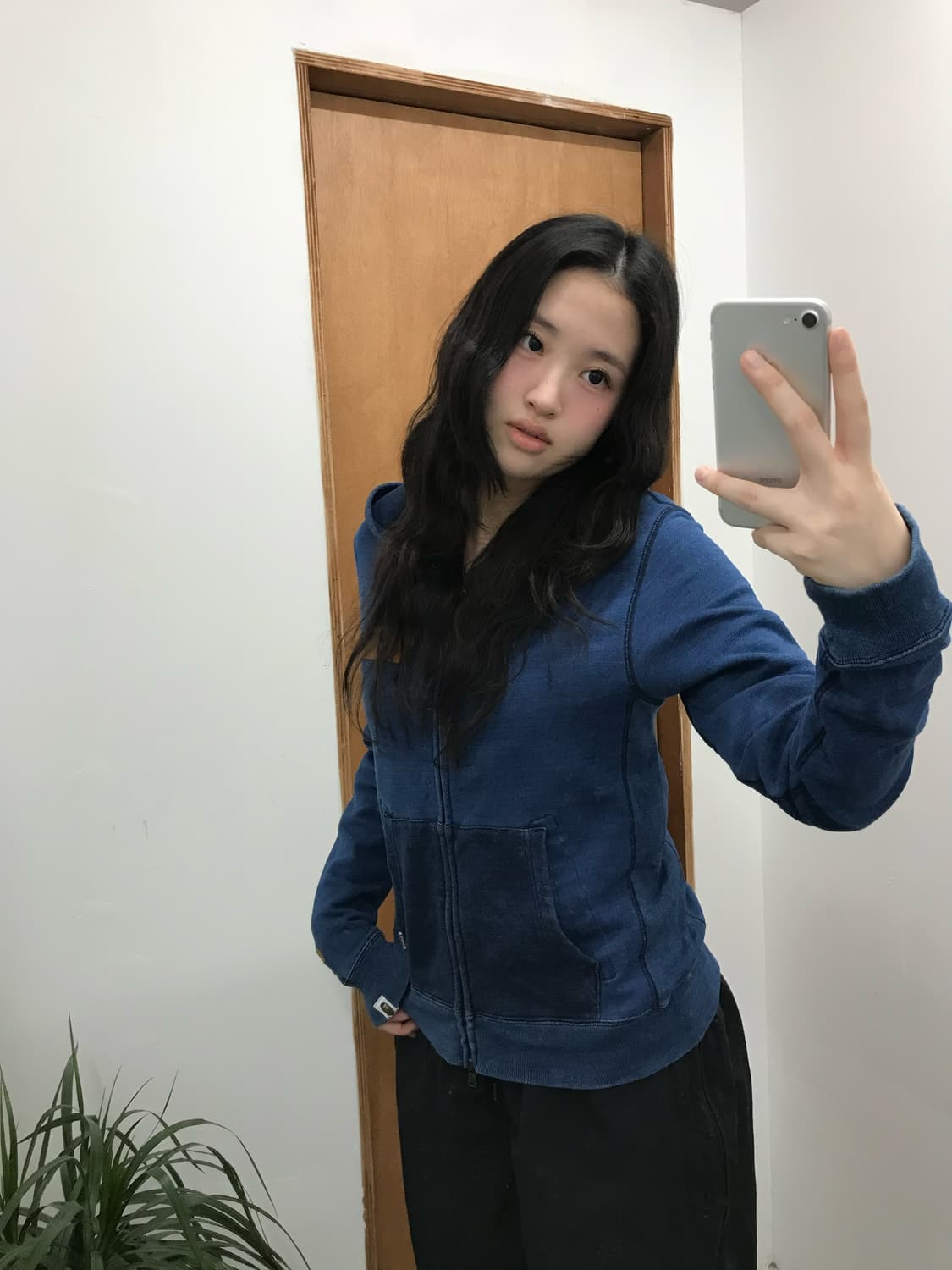 베이프 A BATHING APE Denim Zip Hoodie 상품이미지2