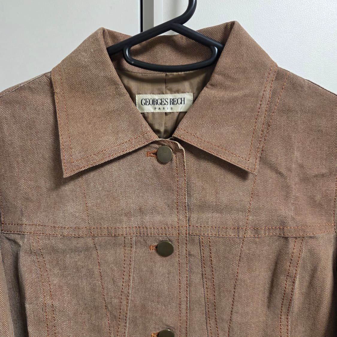 Georges Rech 가죽자켓 스커트 셋업 M 상품이미지3