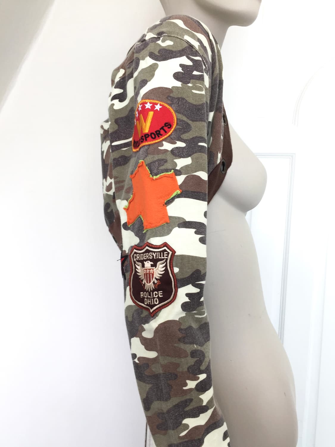 Patch Detail Camouflage Bolero 상품이미지3